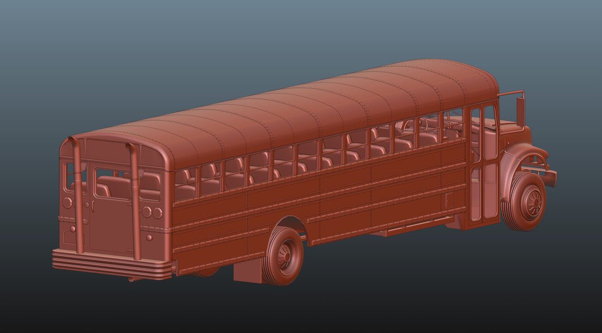 xteam507's tweet photo. Ward Volunteer School Bus 3D model https://t.co/wayYBc1sLr