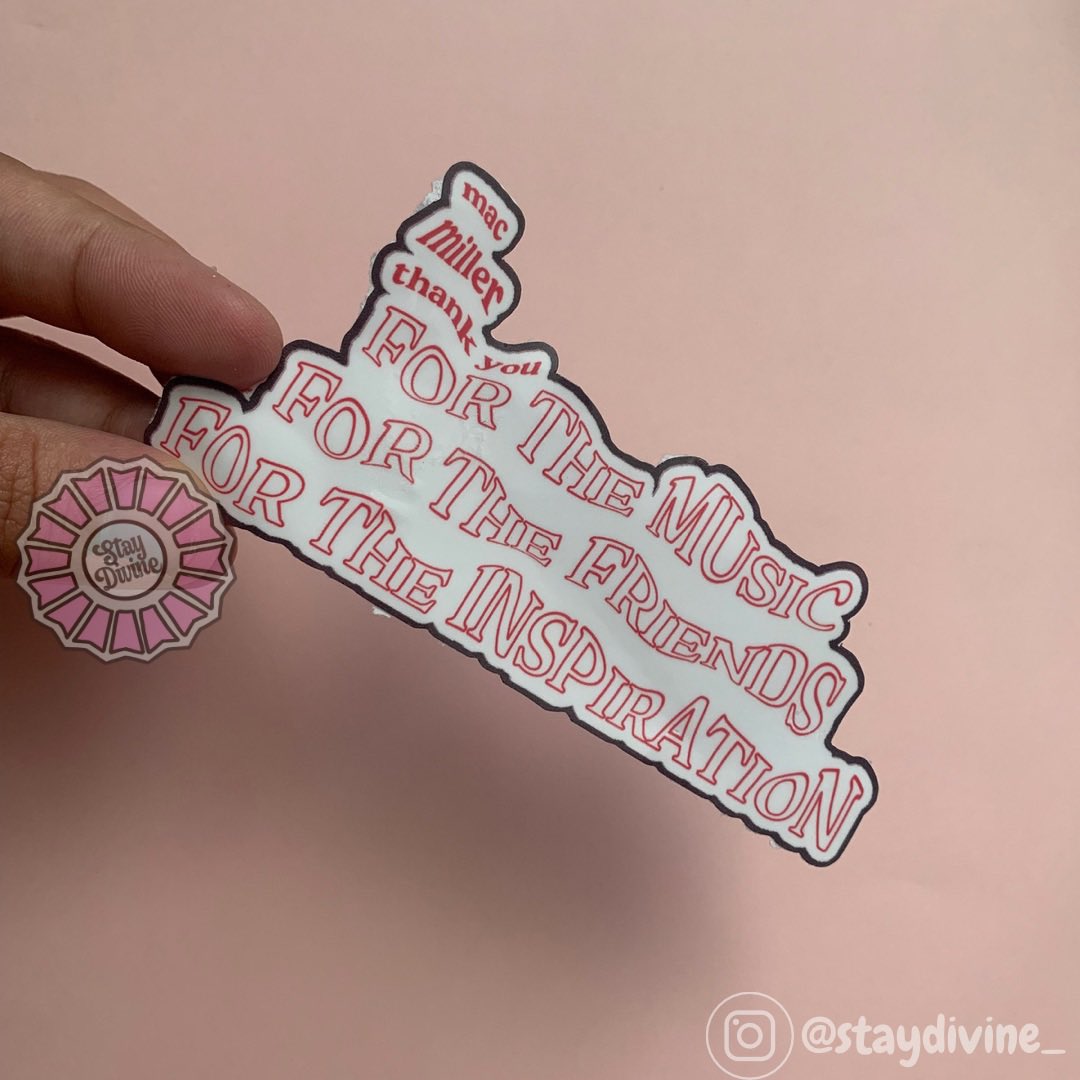 staydivine_'s tweet photo. mac miller themed stickers ? yes sir 🥰🤪 https://t.co/y1wVqTc3qE