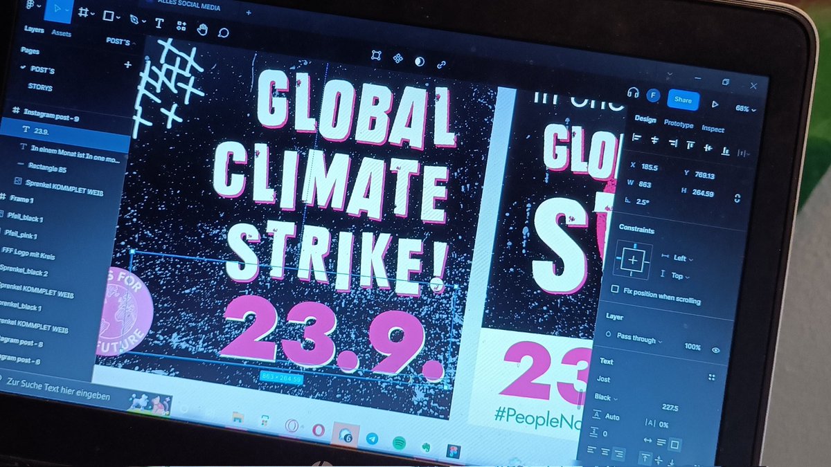 Die #Klimastreik Vorbereitungen laufen auf Hochtouren!💥
Am 23.9. gehen wir zusammen mit vielen Gruppen aus der ganzen Welt auf die Straße! #PeopleNotProfit 

🤝Du hast Bock zu helfen? Komm zum Plenum! Schreib uns und werde Teil der Jugend-Orga-FFF

++English below++