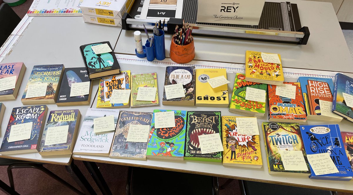 Finished personalised book recommendations for my class. A longer task than expected, but a labour of love. Thanks to <a href="/jonnybid/">Jon Biddle</a> for the idea.