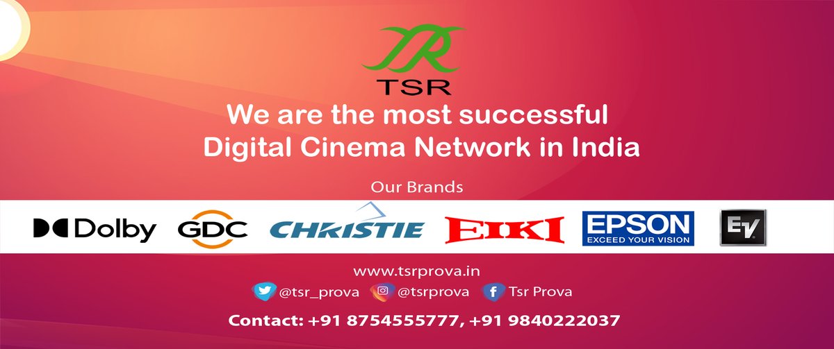 We are the most Successful DIGITAL CINEMA NETWORK in India👍👍👍