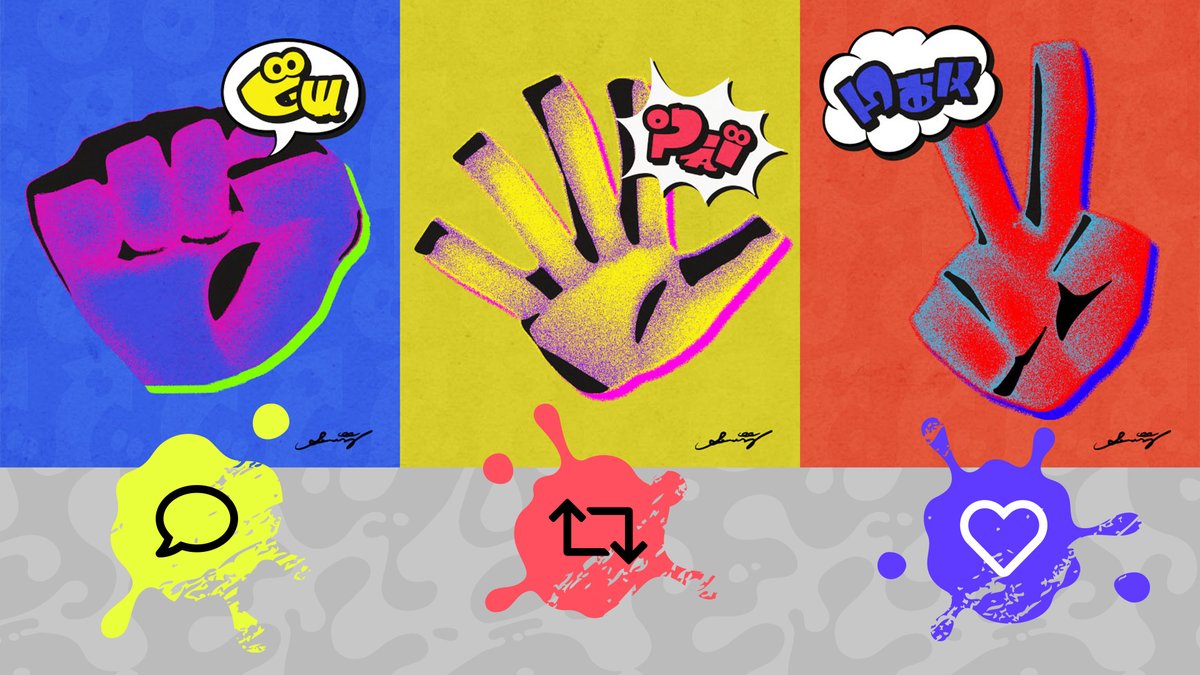 NintendoAmerica's tweet photo. The #Splatoon3 Splatfest World Premiere demo starts tomorrow at 9am PT! Who are you playing for, #TeamRock, #TeamPaper, or #TeamScissors?

Download the demo now so you’re ready to play tomorrow: https://t.co/0lV6SVeK1I https://t.co/oaNZ0XRcQP