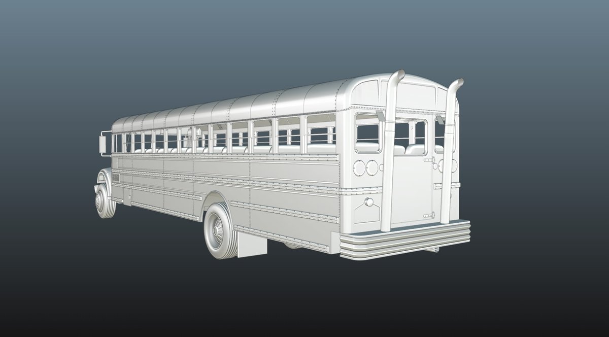 xteam507's tweet photo. Ward Volunteer school bus 3d https://t.co/WvHI8R1Sc4