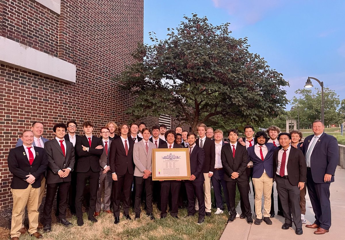 KappaSigmaHQ's tweet photo. Congratulations on the installation of our newest Chapter, Upsilon-Psi at University of Missouri- Kansas City. Make Kappa Sigma the brightest jewel of your campus. https://t.co/UaZcqAzI0F