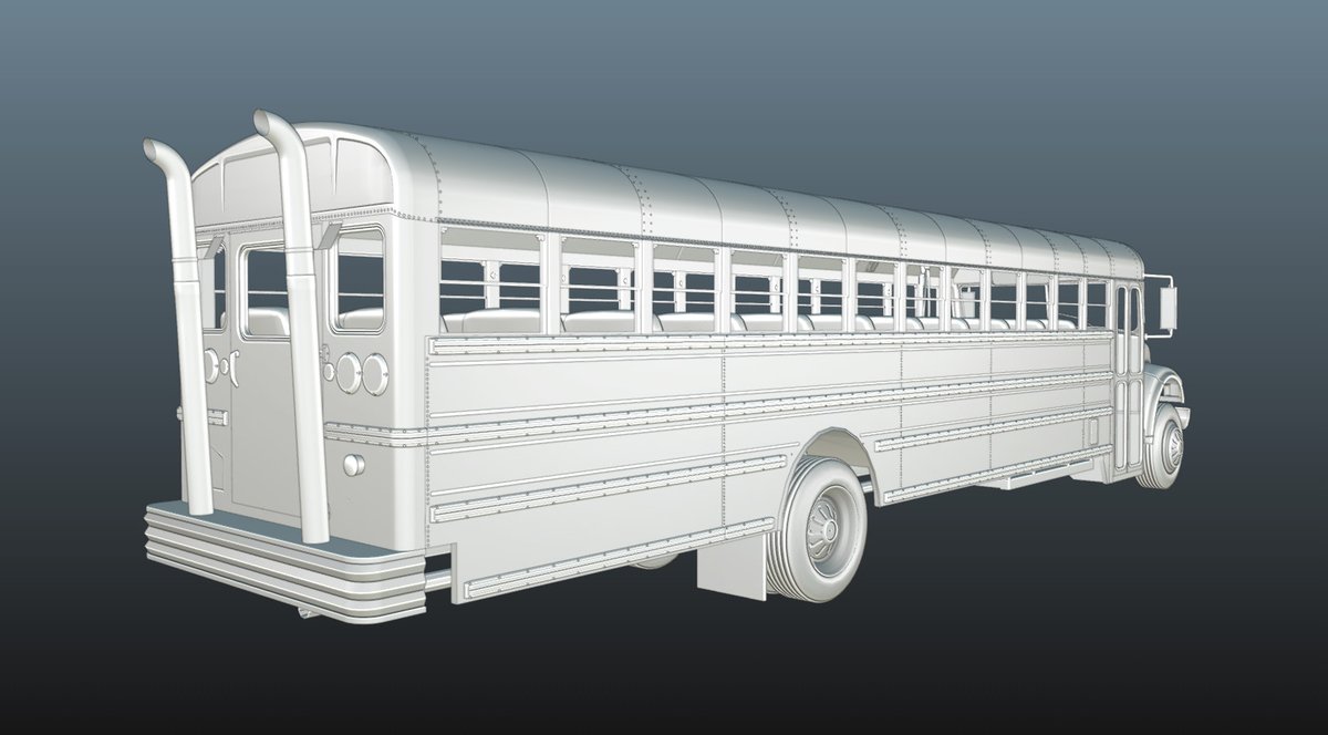 xteam507's tweet photo. Ward Volunteer school bus 3d https://t.co/WvHI8R1Sc4
