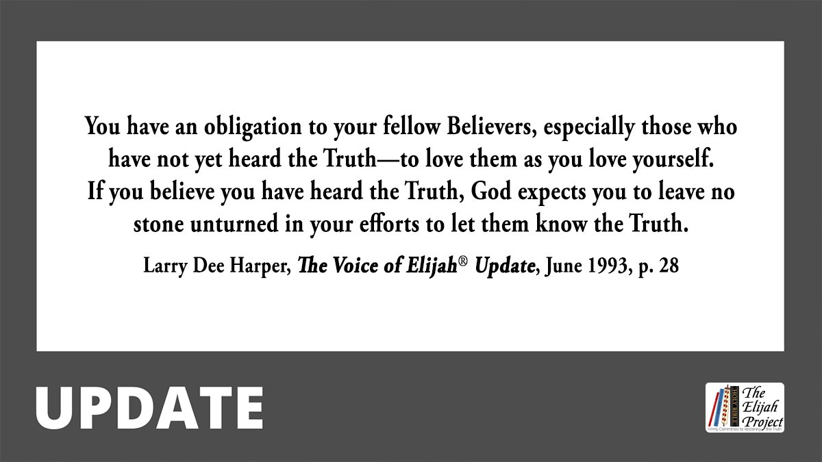 ElijahProject's tweet photo. WE BELIEVE in an omnipotent, omnipresent, omniscient, and sovereign God.
#LarryDeeHarper #TheVoiceofElijah #TheTeaching: https://t.co/0S87JVFupA https://t.co/f9ZzfOz5gH