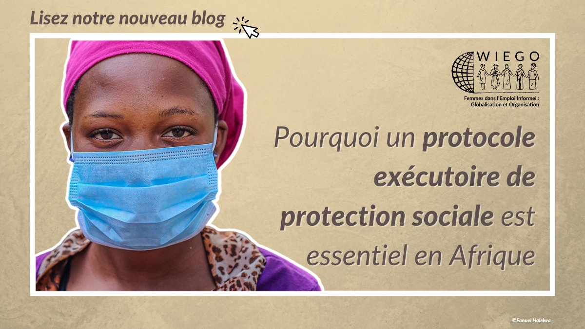 La #COVID19 a mis en évidence le faible niveau de couverture sociale des travailleuse·eur·s indépendant·e·s par des régimes contributifs en Afrique. C'est l'assistance sociale plutôt que les régimes d'assurance sociale qui les ont aidé·e·s. 🔗wiego.org/fr/blog/pourqu…