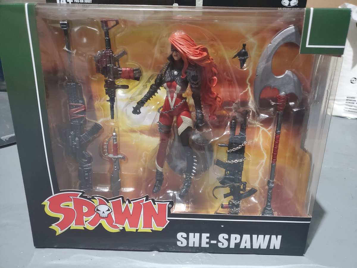 TheRealAlMega's tweet image. Shout out to my lil bro @ultimatetoygasm for this awesome hook up. @mcfarlanetoys #SheSpawn