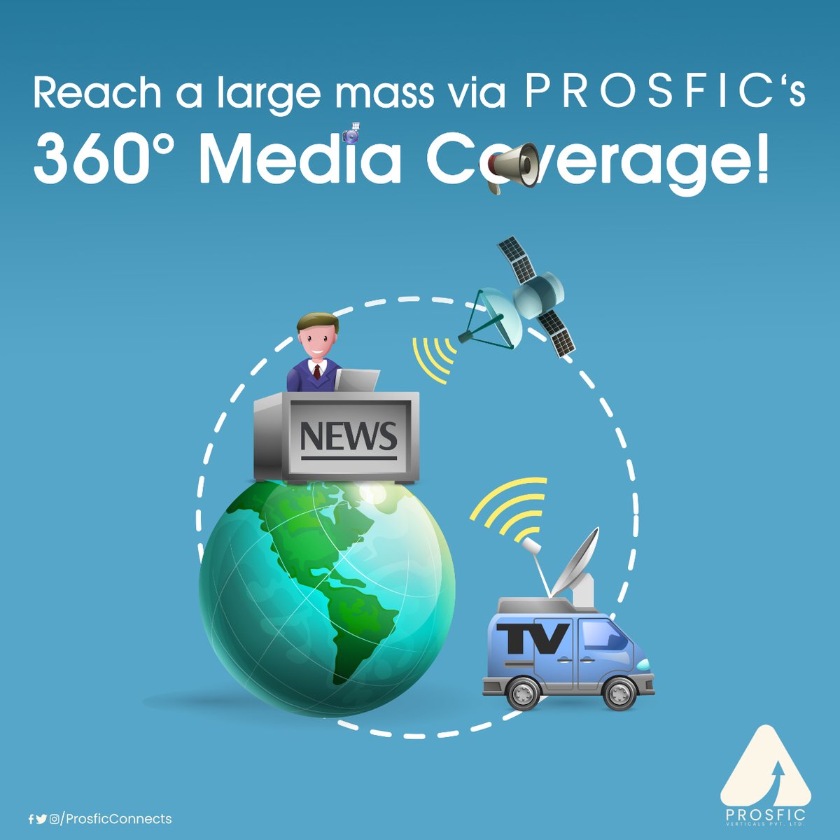 ProsficConnects's tweet image. 360 Degree #MediaCoverage for your Brand&apos;s Promotion!

Get Started Now:
✉️ contact@prosfic.com
📞 +91 7995568056
📞 +91 7995568057

#Articles #WebArticles #NewsCoverage #MediaManagement