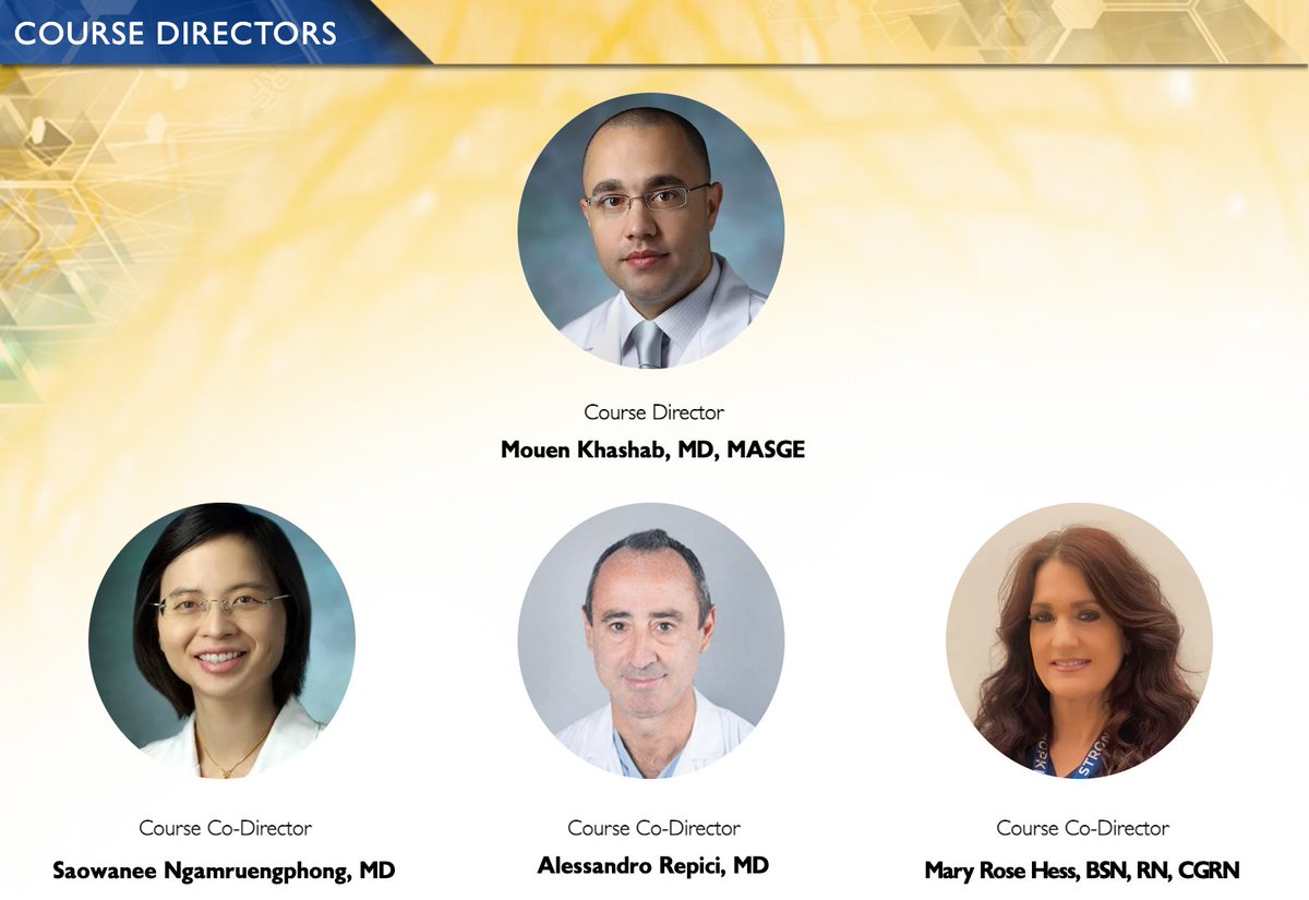 MouenKhashab's tweet image. We are just days away! Join us 9/2 for our free course that provides a detailed illustration of the optimal techniques to enhance endoscopic skills for the management of various luminal and pancreatico-biliary diseases. Register here: hopkinscme.cloud-cme.com/course/courseo…
#endoscopy #HITEC2022