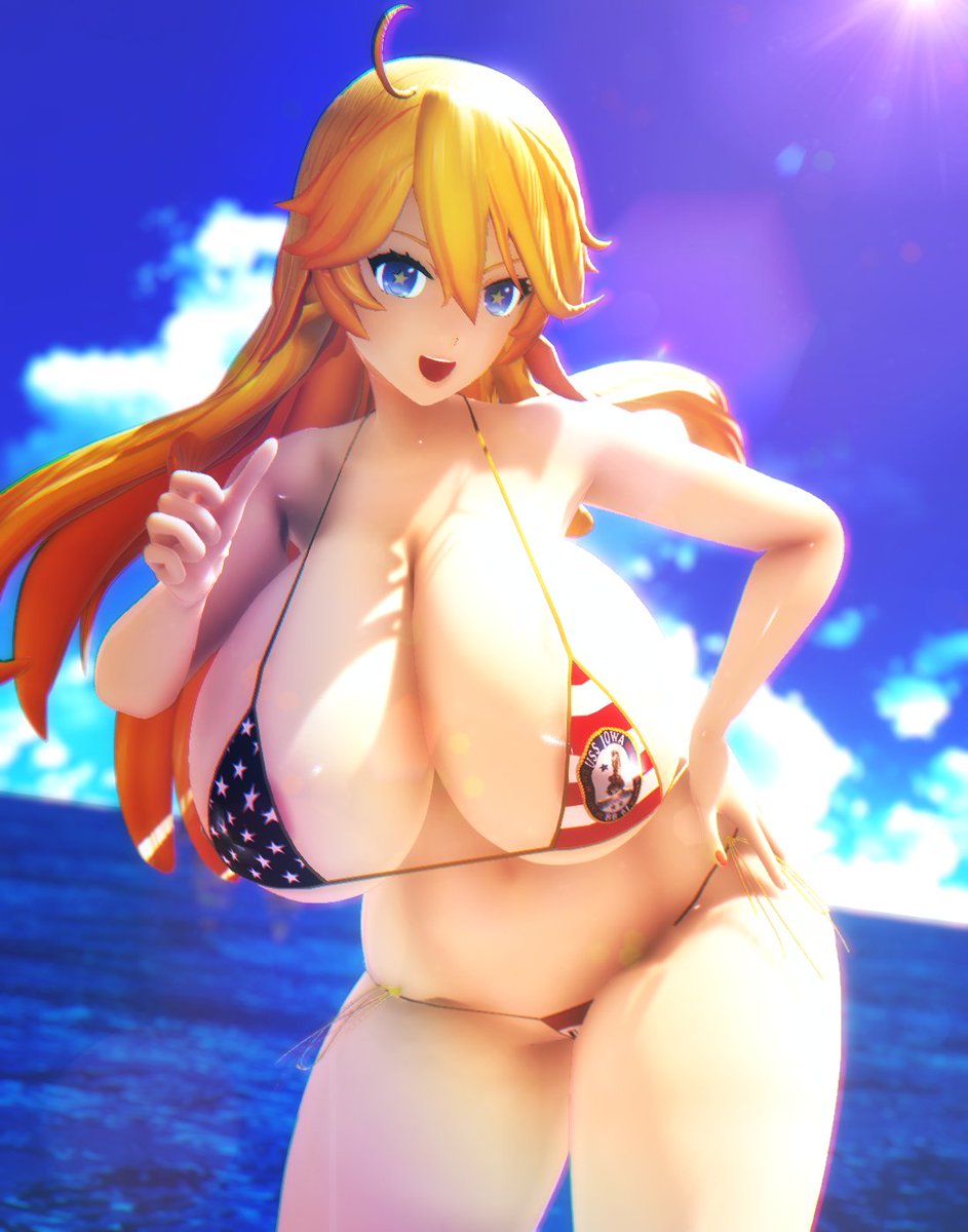 #アイオワ進水日  
アイオワさんおめでと～^^ 