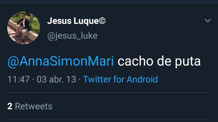 PACMAAndalucia's tweet photo. Desde PACMA pedimos la dimisión de @jesus_luke concejal de Almería. Las instituciones no pueden estar ocupadas por machistas que acosan e insultan a mujeres. Esperemos que @populares recapacite y haga entregar el acta a esta persona. https://t.co/JGCv6NIer4