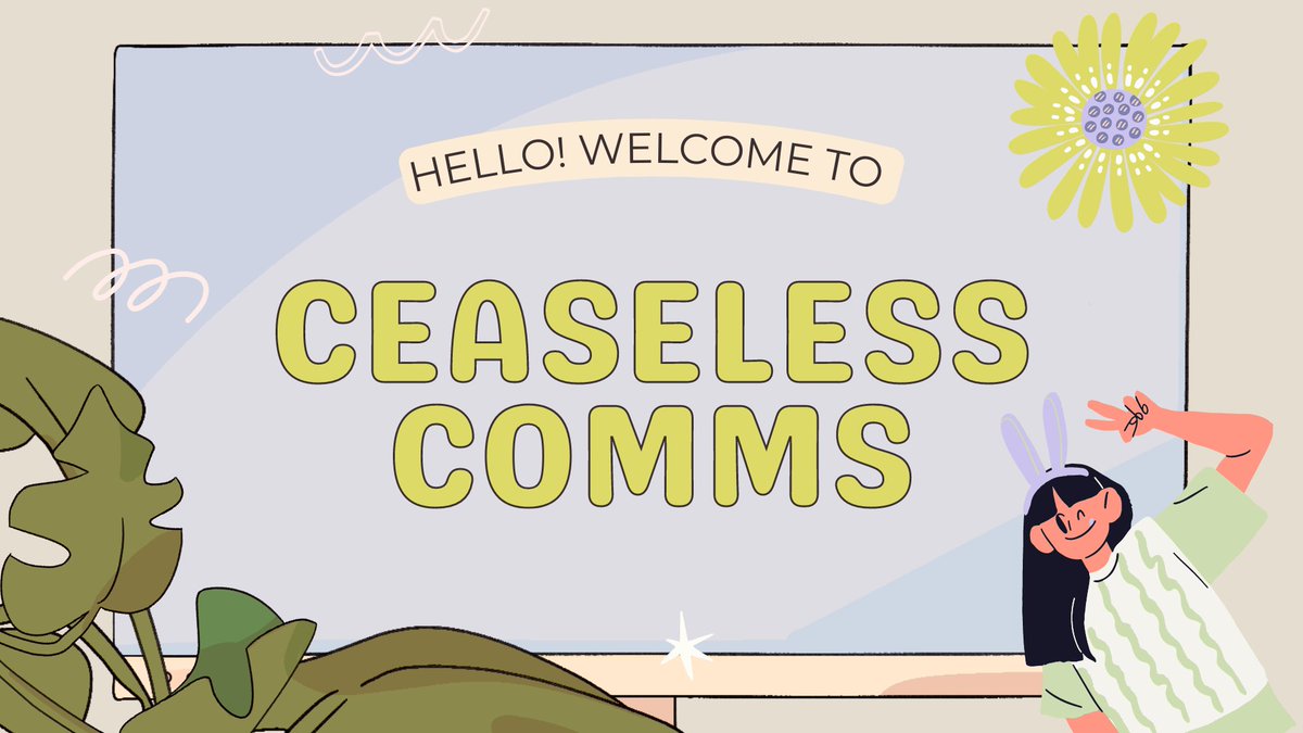 ceaselesscomms's tweet photo. ➳ :¨·.·¨:
       `·.   ꒰ Hello! Welcome to ˗ˋˏ Ceaseless Comms ˎˊ˗ ❕꒱ 

🪷 . . . Let me take your burden and provide you with quality work! ♡´･ᴗ･`♡

— Ceaseless Comms is now open and ready to serve ! Simply slide into our DMs for more inquiries!

⌗ lf acad commissioner https://t.co/mLi8ECwBgN