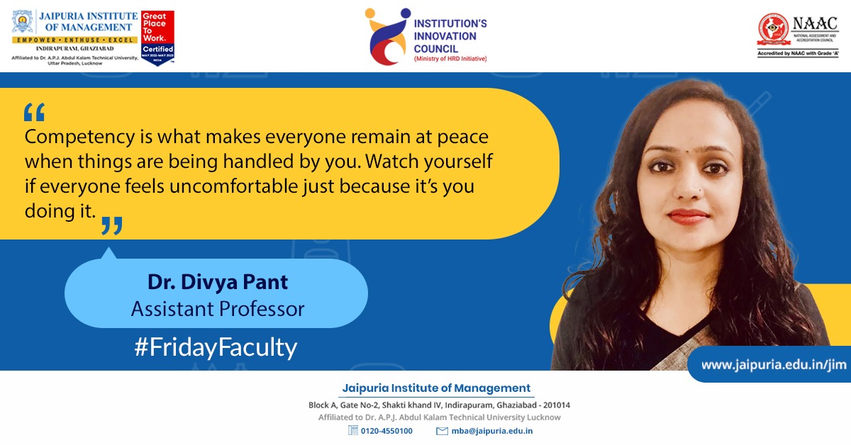 JaipuriaMBA's tweet photo. Mapping your competency helps you assess the strengths & weaknesses of an organisation.
#JaipuriaInstituteofManagement #JIM #JIMGhaziabad #FridayFaculty #JaipuriaGhaziabad #JaipuriaMBA #BestManagementCollege #MBA #LearnWithJaipuria #Learning #Growing #Skill #SkillDevelopment https://t.co/RNTDx74BRL