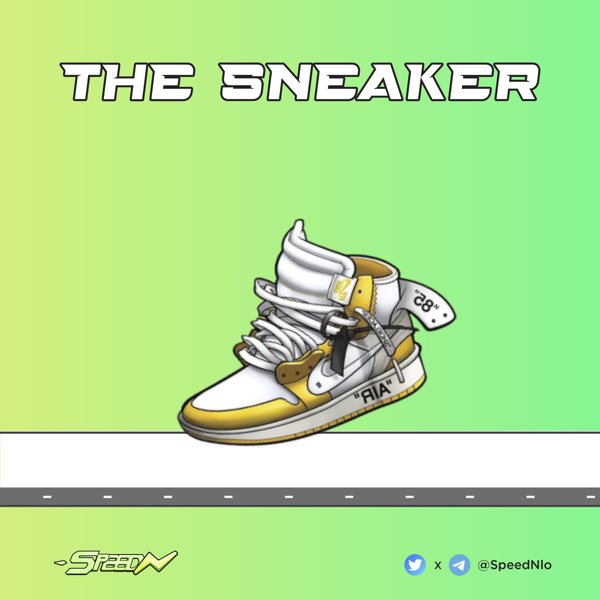 SpeedNIo's tweet photo. ✨The Sneaker ✨
💥The shoes that you can get when participating in SpeedN. You can use these shoes for activities, walking and participating in sports activities.
👍Get your own shoes in the SpeedN world!
#NFT #Move_to_earn #SpeedN https://t.co/SQCt85k4rY