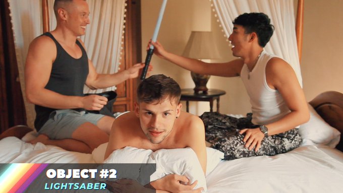 What's Up My Butt Challenge - British Twink Edition ft. @UgoMasonxxx and @JakeLondonXXX and a lightsaber