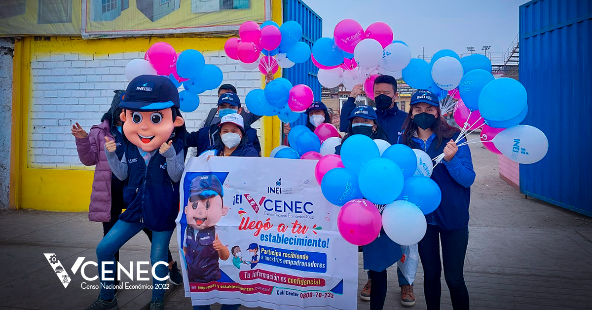 INEI_oficial's tweet photo. Representantes del #INEI recorren las avenidas Pachacutec y 27 de diciembre en Villa María del Triunfo, para empadronar los establecimientos en el marco del V Censo Nacional Económico #VCENEC 2022. https://t.co/SMc0LKzOIx