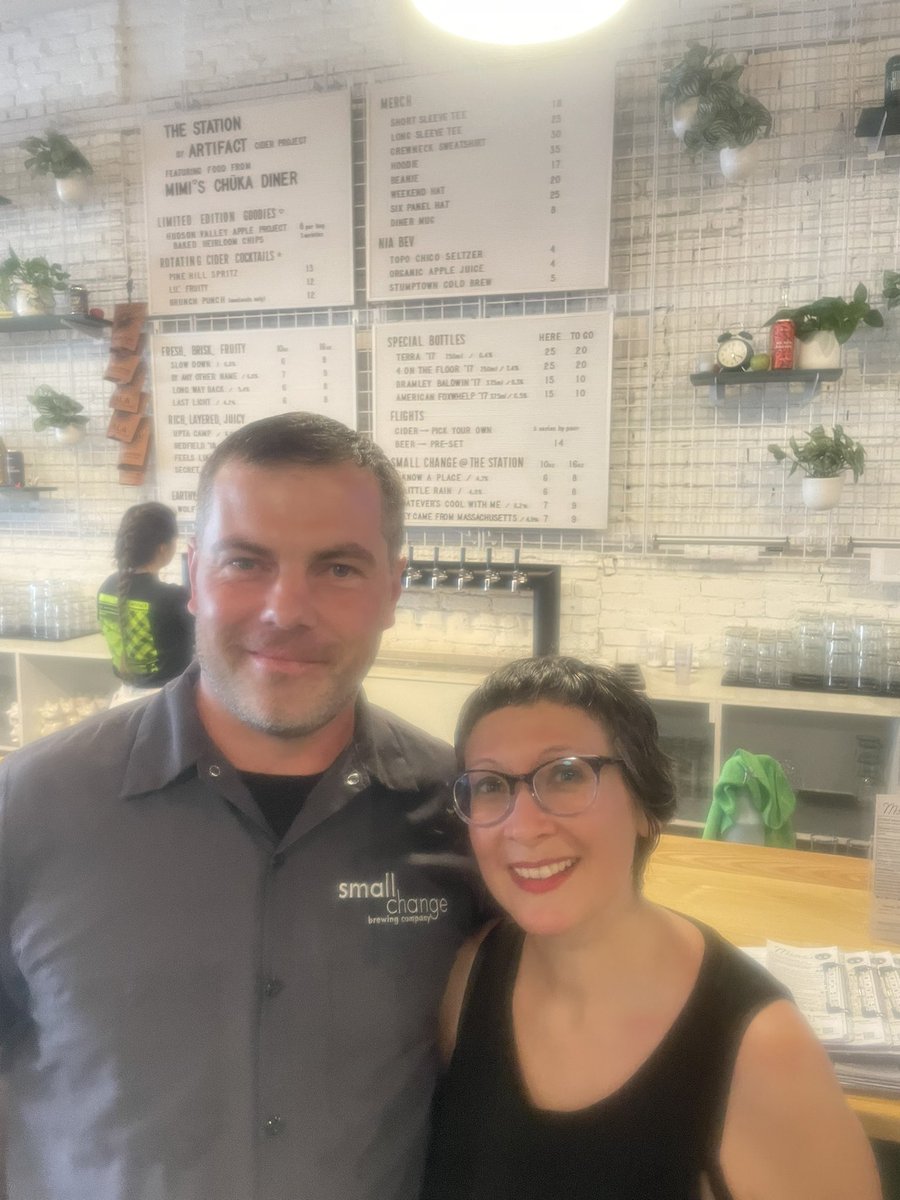MassBrewBros's tweet image. Congratulations on @SmallChangeBeer becoming the “brewery-in-residence” at @ArtifactCider in #Cambridge 

Give them a visit and enjoy local craft beer and cider!

(Last photo credit: Craft Beer Sisters)

#massbeer
