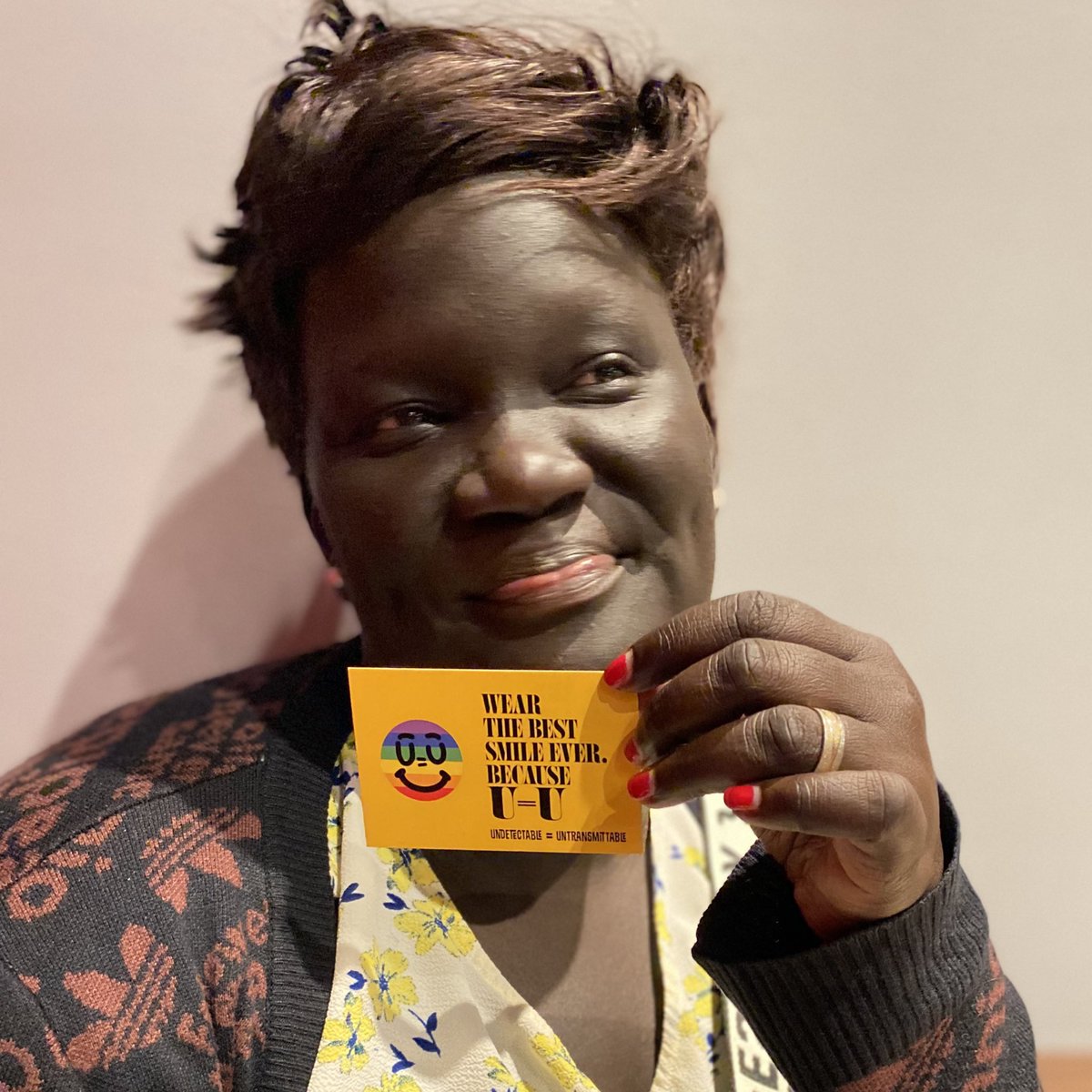BR999's tweet photo. 🇧🇪 😃 Gorgeous #UequalsU smiles from @BradyDale311 @JacquelyneAlesi
@Mandisa_Dukashe @ruraltweeter !
Made with love from U=U partners @TropischITG @ITMantwerp 1/2 https://t.co/EnaSfDI6xd
