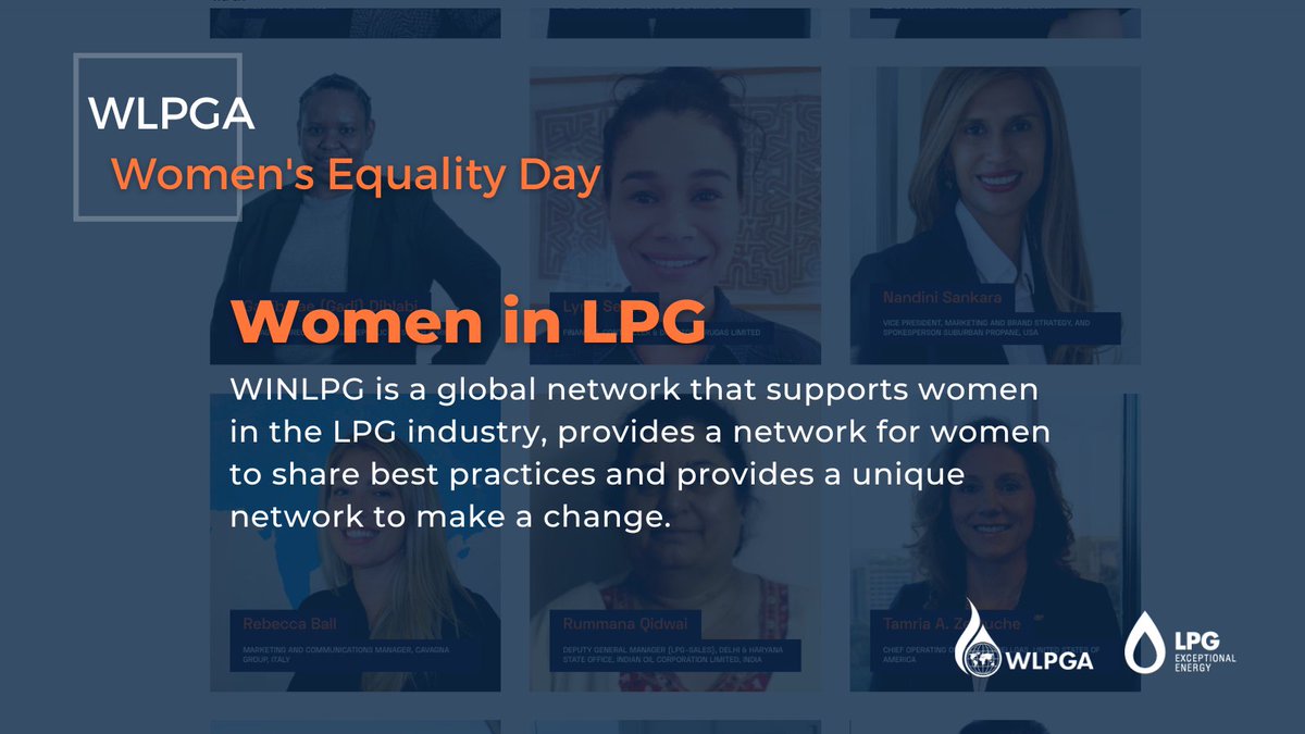 Happy #WomensEqualityDay 2022! 🇺🇸

#WINLPG Role Models &amp; WINLPG Award winners 🏆 provide a valuable source of stories from leading women in the #LPG industry. View the full role model library of successful women in LPG 👉 bit.ly/3CzMk91 
#WomensEqualityDay2022 #propane