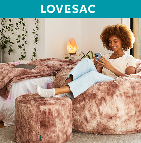 Imagine if you could have cloud-like comfort in any space. ☁️ <a href="/Lovesac/">Lovesac</a> did. Sacs are the perfect spot for lounging, gaming, studying, and more. 🏷️ Plus, you can save 30% when you bundle a Sac in one of three limited edition Covers with a Footsac, Squattoman, or both!
