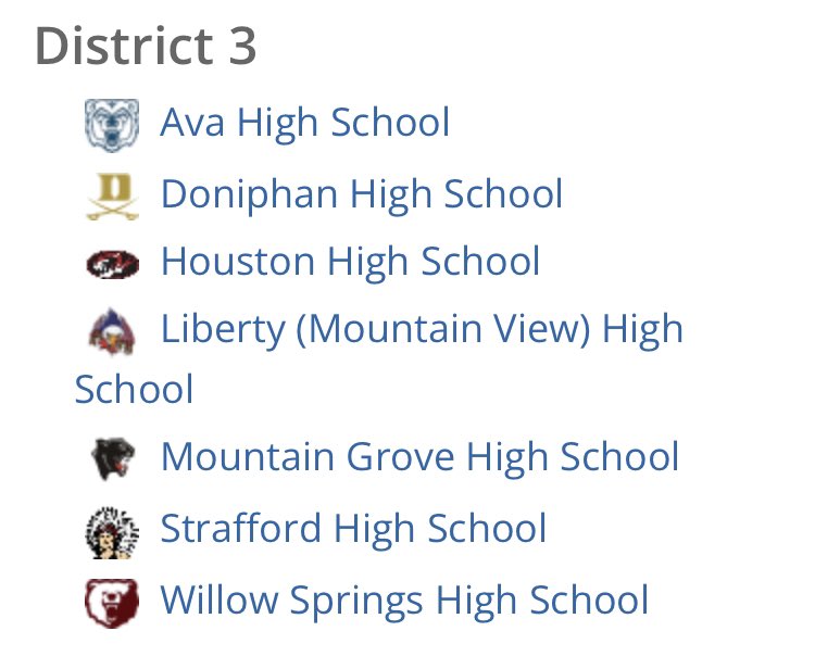 Class and district assignments have been released by MSHSAA. Ava will stay in Class 2, District 3. One thing to note is that Lamar has been moved from District 4 to District 5. The winner of our district will not play the Tigers in the first round of the state playoffs.