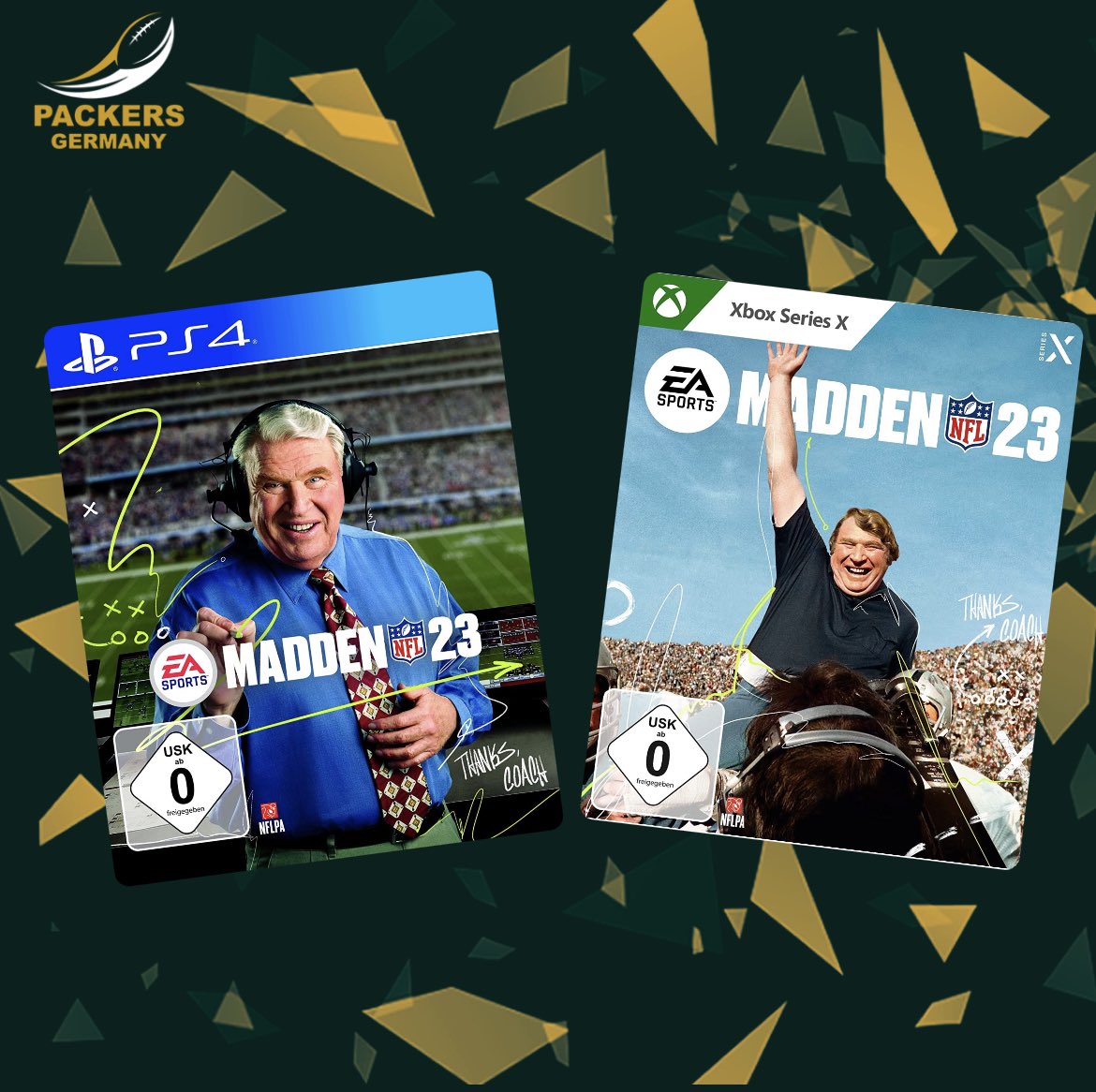🚨Gewinnspiel🚨

Wir verlosen 2 mal das neue Madden 23‼️

Was müsst ihr tun um teilzunehmen?
1️⃣ Folgt uns
2️⃣ Beitrag liken
3️⃣ Markiert in den Kommentaren mit wem ihr eine Partie zocken würdet
4️⃣ teilt den Beitrag

⏰ Das Gewinnspiel läuft bis Sonntag 28.08. 19 Uhr 

#ranNFL