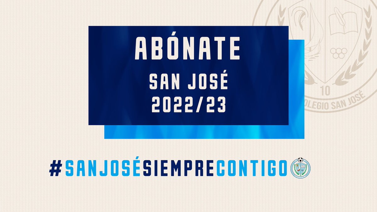 💙 ¡SAN JOSÉ, ME QUEDO CONTIGO! 💙

Aquí tenéis el vídeo 🎥 de la nueva CAMPAÑA DE ABONADOS. Nos espera una temporada ilusionante 😍

👇🏼Dale👇🏼
fb.watch/f8D1OBQ--K/

¿Te la vas a perder?

ABÓNATE 📝

forms.gle/RhxNecaY5Kx8kU…

#SanJoséSiempreContigo
