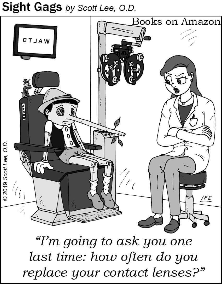 VisionMakers_'s tweet photo. We know when you are fibbing, whether it's about sleeping in your contacts...changing out your contacts...we know, we always know.  

#sightgags #scottleeod #weknow #eyehumor https://t.co/huXwhU1vvV