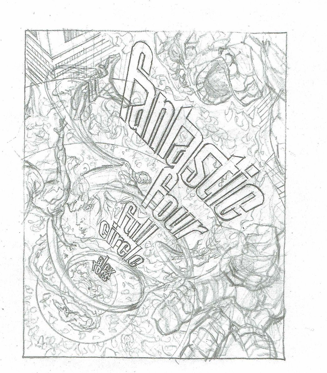 Cover process for #FantasticFour #Friday #art #ComicArt #comic 