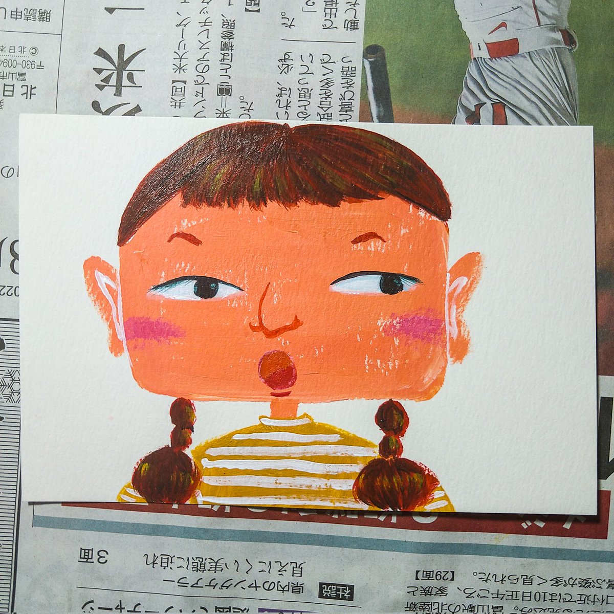 LINNA25659720's tweet photo. センスがどうこう考えるより、感じるままに描ける絵のほうが意外と好きになれたりする。

センスないけど、好きになれる絵���もっとゆっくりと探してゆこう。

#artwork 
#illustration https://t.co/BadBhDc5PE