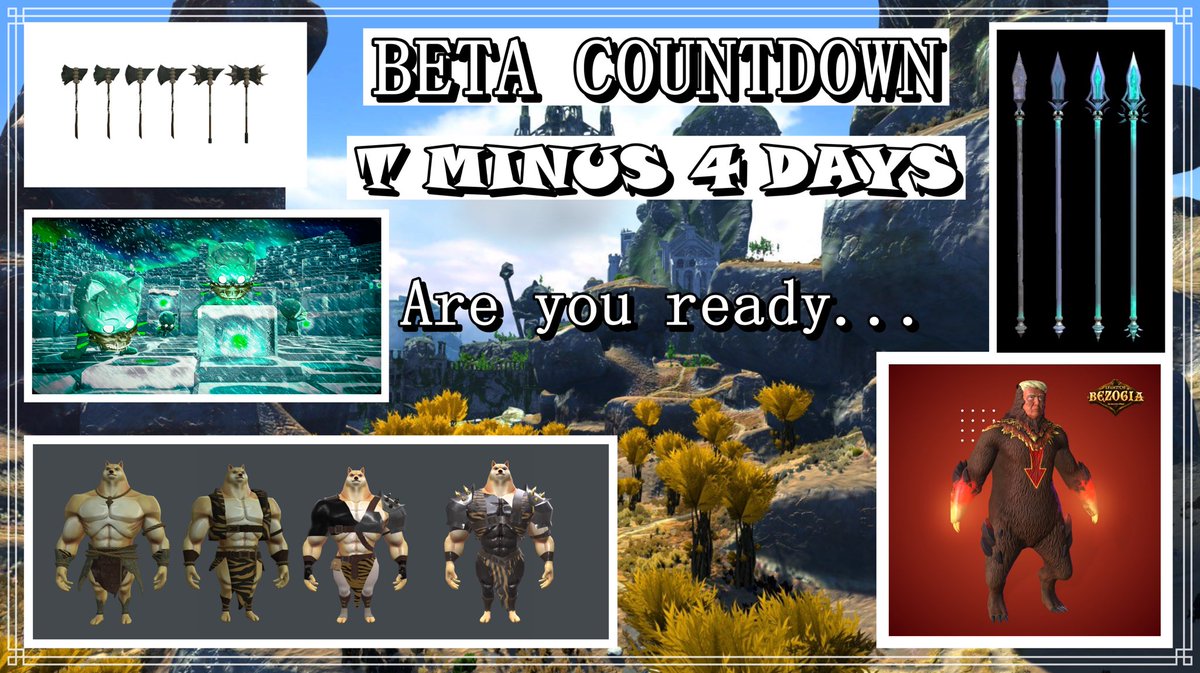 CryptoEspressoo's tweet photo. $Bezoge #Betacountdown 👀 winding down …
🔥31,291 holders and growing
🔥Sign up for Beta will be roughly 24hr before launch
🔥New launcher that can hold 1-2k players at first, more to be added
🔥Don’t miss out on the game of the century
#Crypto #CryptoNews #Cryptocurency https://t.co/4ohsr6izCc