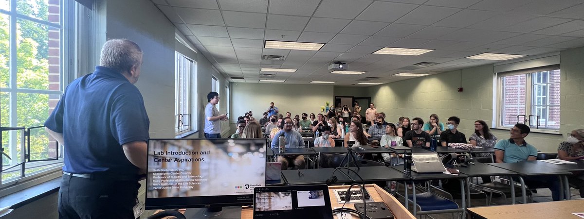 Dr. Erika Ganda (@erika__ganda) on Twitter photo It’s on! <a href="/PSUmBiome/">One Health Microbiome Center</a> fall seminar series grand opening with the new member of the community <a href="/Symbionticism/">Seth Bordenstein</a> <a href="/agsciences/">Penn State College of Agricultural Sciences</a> <a href="/AgSciResearch/">PSUAgScienceResearch</a> <a href="/huckinstitutes/">Huck Institutes</a> It’s on! <a href="/PSUmBiome/">One Health Microbiome Center</a> fall seminar series grand opening with the new member of the community <a href="/Symbionticism/">Seth Bordenstein</a> <a href="/agsciences/">Penn State College of Agricultural Sciences</a> <a href="/AgSciResearch/">PSUAgScienceResearch</a> <a href="/huckinstitutes/">Huck Institutes</a>