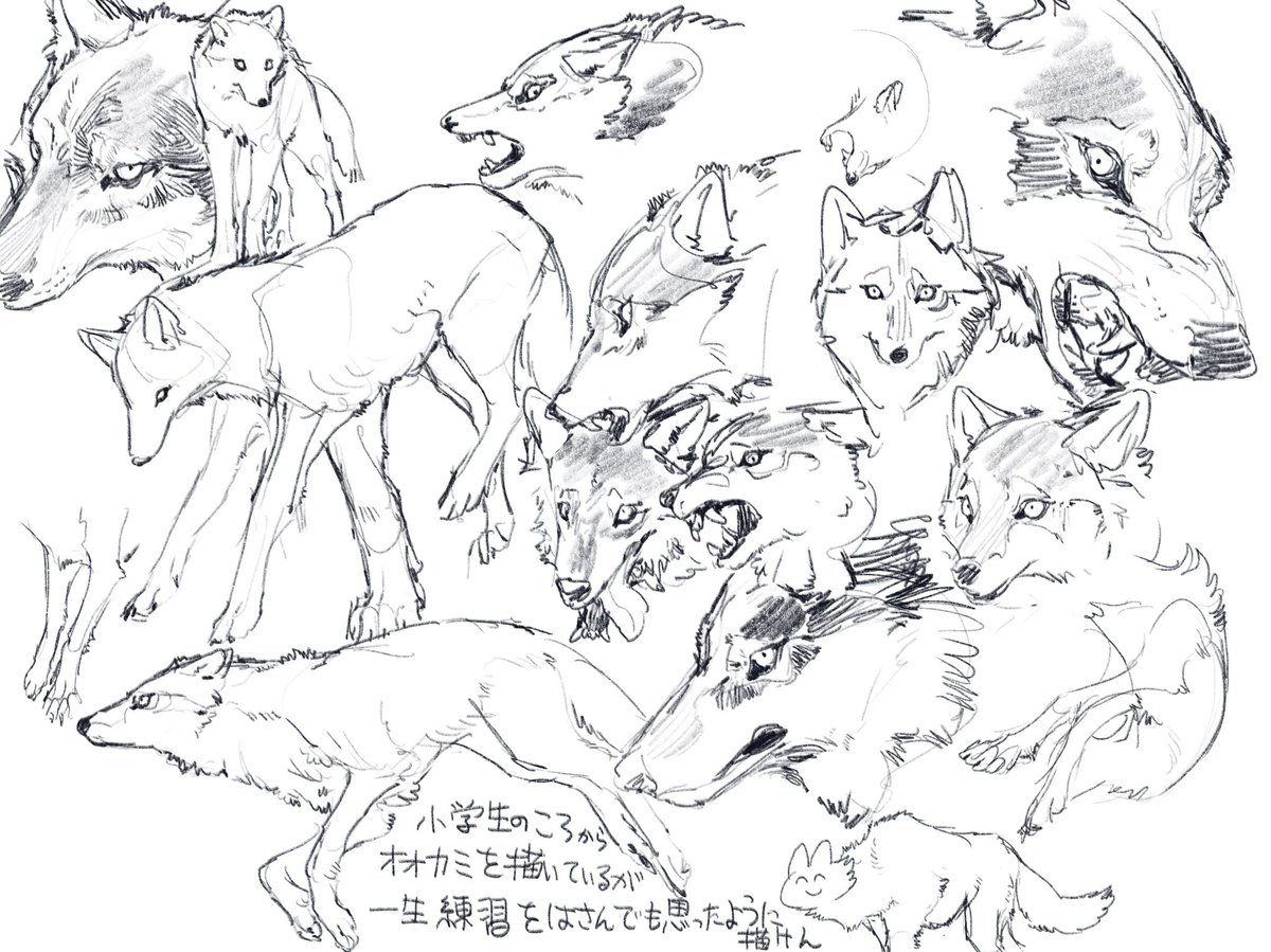 急な落書き 