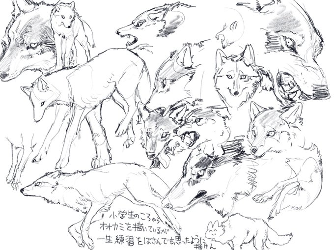急な落書き 