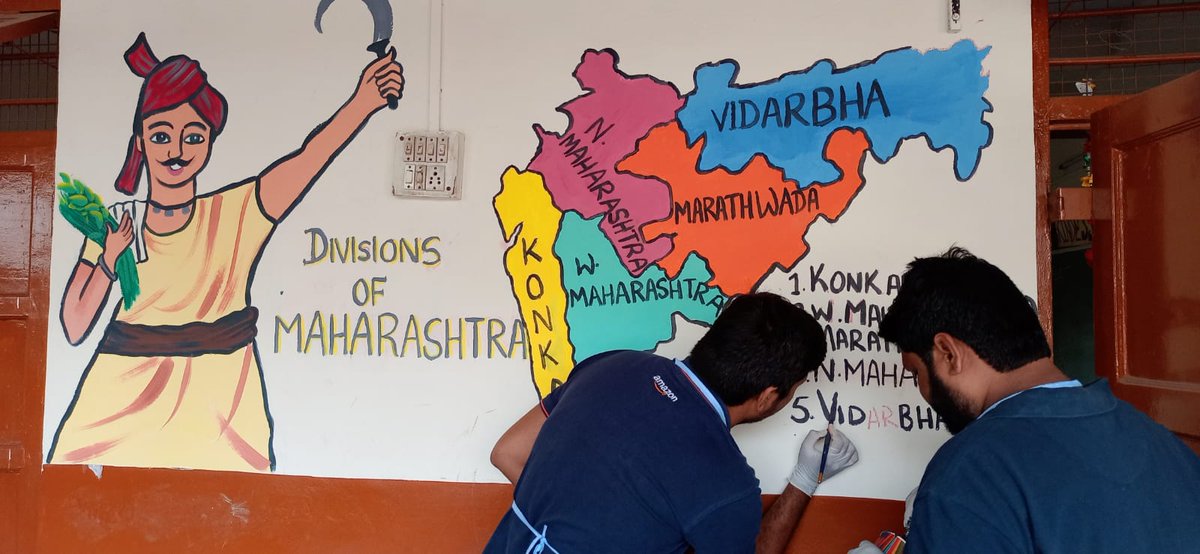 lethargicoder's tweet image. We do business transformations day in day out. 
Transforming a school has been an amazing accomplishment as part of Global Month of Volunteering #AmazonGMV. As always talented team #hereAtAWS #Pune. @AmazonNews_IN
@AWSCloudIndia @puneetck