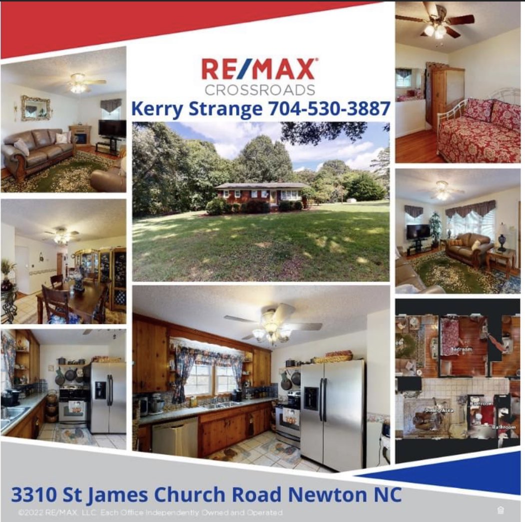 kc_strange's tweet photo. Check out this new listing in Newton, NC. Beautifully maintained brick home on 2.25 acres of land. Give me a call to schedule a showing! https://t.co/j93FJloQDS