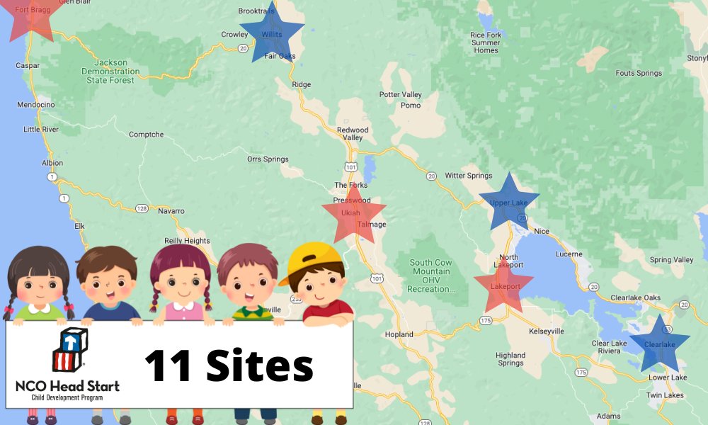 ncohscdp's tweet photo. Did you know we have 11 sites through Lake and Mendocino Counties? Check out https://t.co/LHX0TIjL63 for more information!
#FortBragg #Willits #Ukiah #UpperLake #Clearlake #Lakeport #HeadStart #EarlyHeadStart https://t.co/qKX1T1OiWS