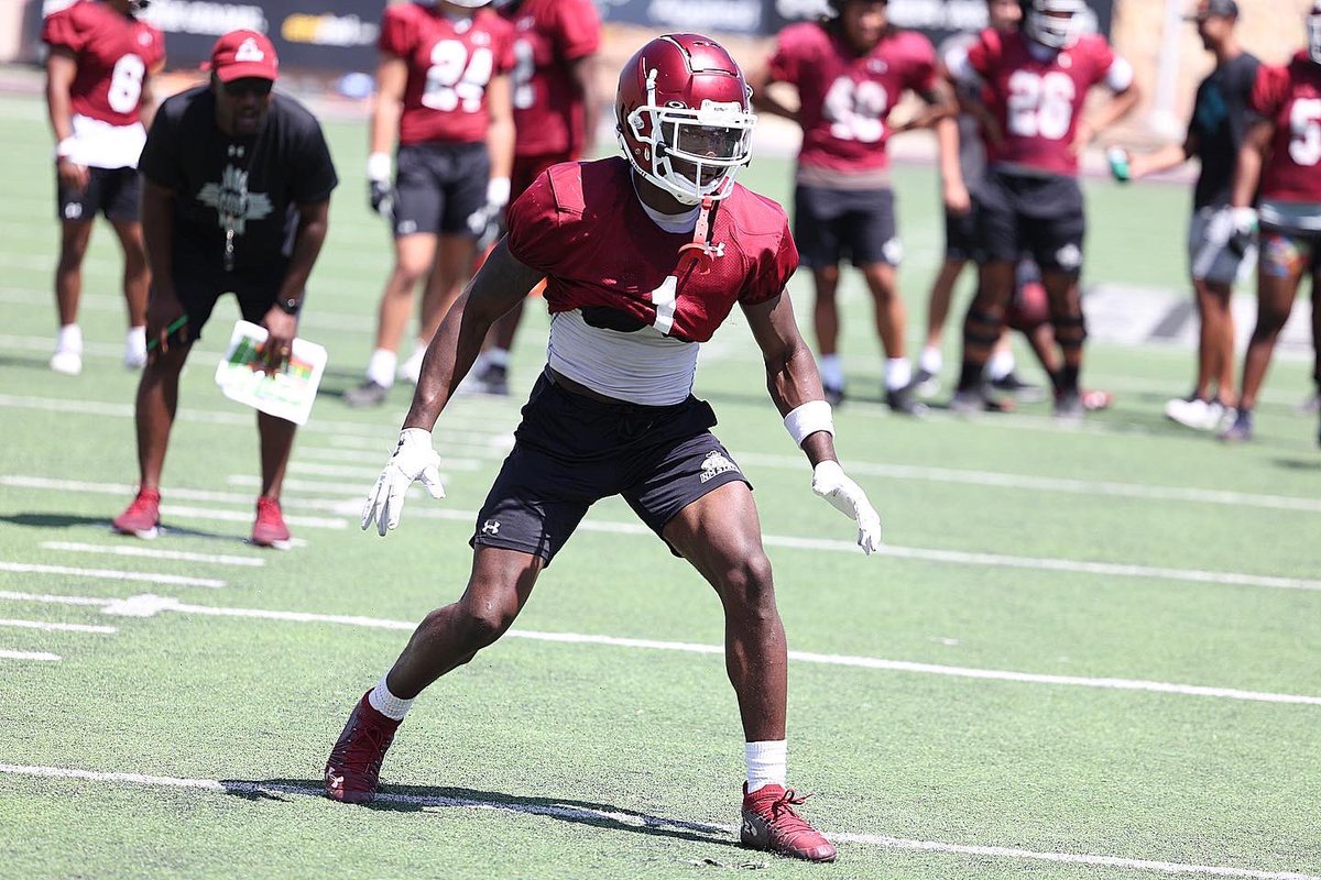nmsugoaggies's tweet photo. 1 day till Aggie Football #1 6’1” 205lb SR Strong Safety from Holmes County HS In Lexington Mississippi and formally of Holmes CC @DKthe1 Devlin Kirklin played very well in the rivalry games last year. Part of the strong secondary. #AggieCountDown #AggieD https://t.co/ZcyixE68BN