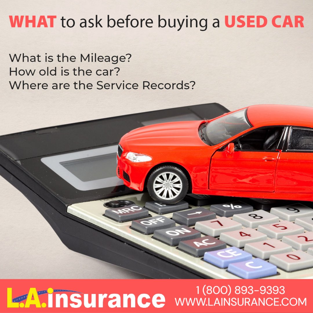 lainsofficial's tweet photo. What are your #carquestions when buying a used car? #LAInsurance has some more for you to ask. ALWAYS Make sure to do your homework before buying a #usedcar and then visit

https://t.co/3QiOnu8qaf

#insurance #drivesafealways #drivingrecord https://t.co/5PEKUflMWR