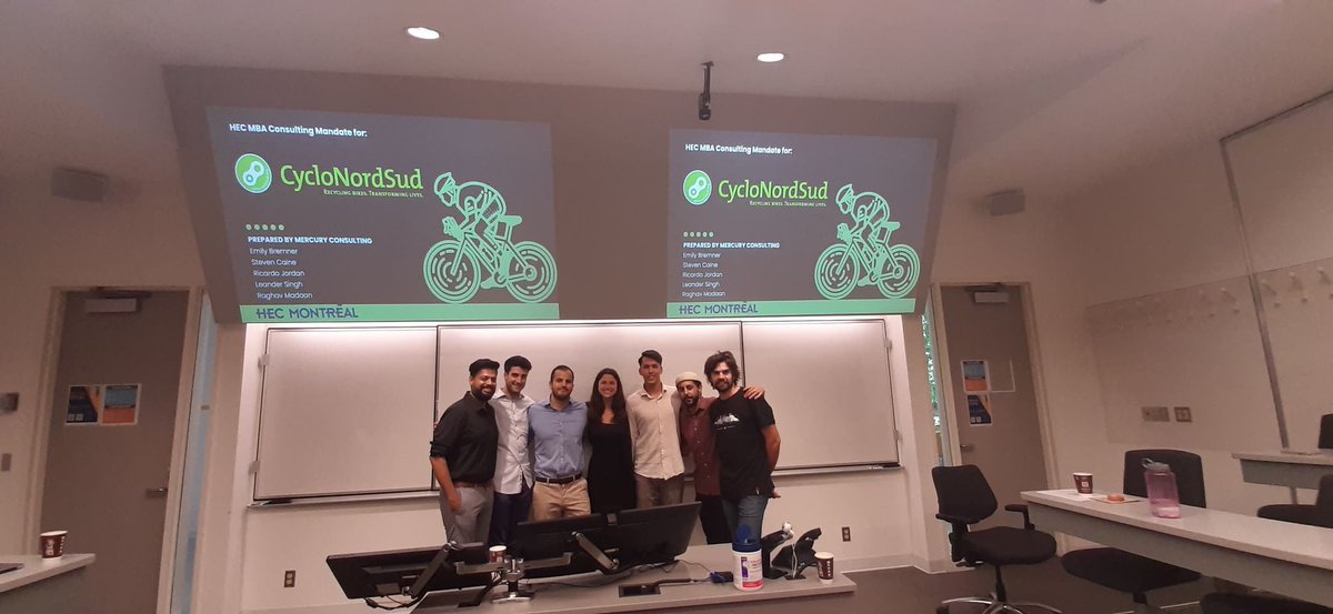 Nous avons eu ces dernières semaines la chance incroyable de travailler avec une équipe d'étudiants en MBA de <a href="/HEC_Montreal/">HEC Montréal</a>  ! 🙌
 
Le but du mandat était de mettre en place une stratégie d'impact avec la théorie du changement. Merci pour cette belle collaboration! 💚