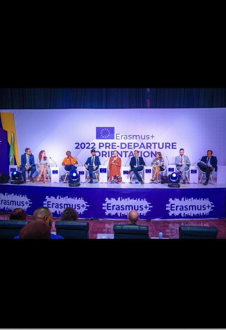 Finland_Nigeria's tweet image. This week, at the pre-departure orientation event for beneficiaries of the Erasmus+ scholarship programme and Study in Europe fair in Abuja organized by @EUinNigeria.

Congratulations to the 2022 Erasmus+ awardees!🎉
#TeamEurope #ErasmusPlus #studyfair