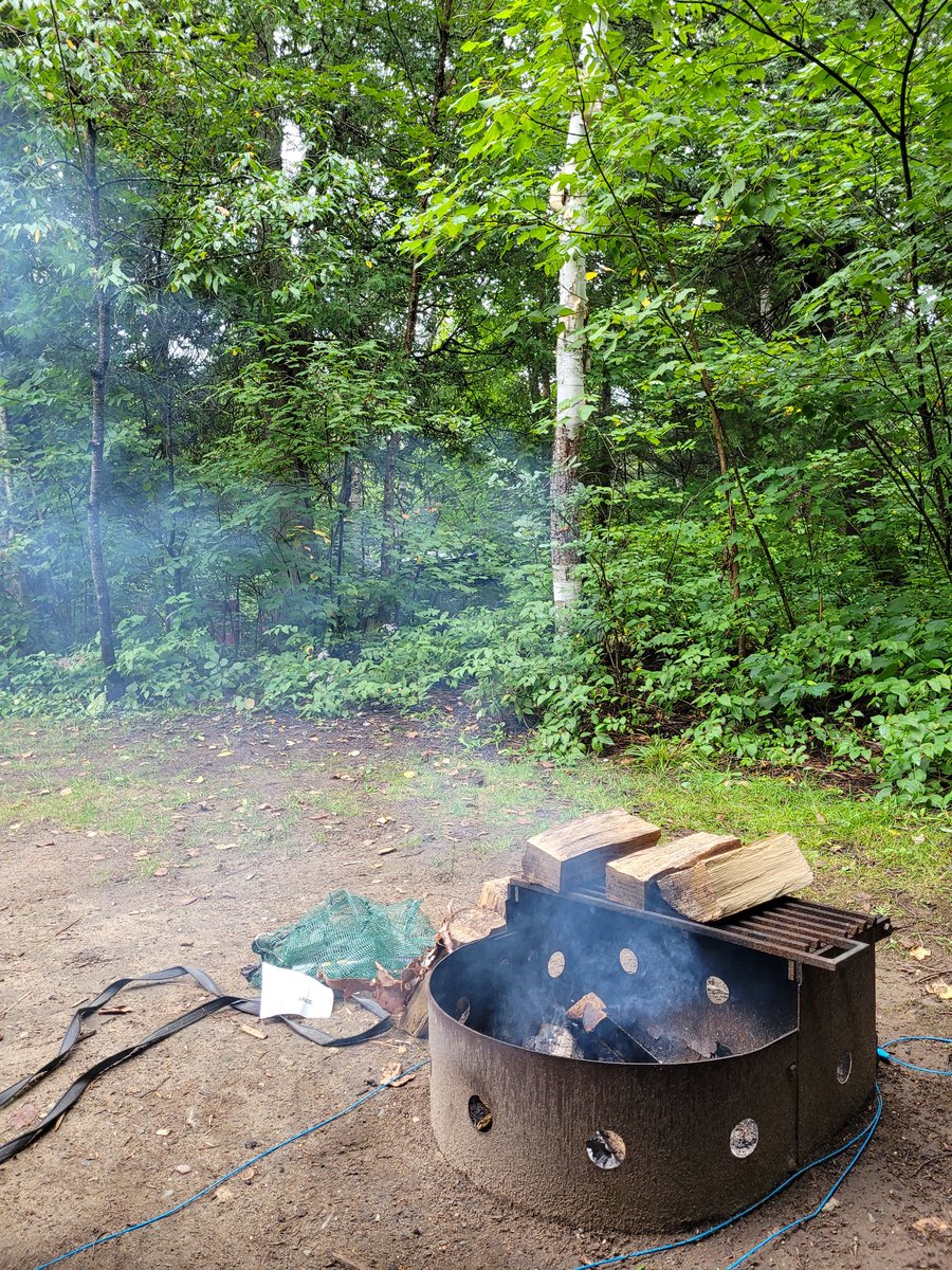 sfourn03's tweet photo. Managed to sneak away for a camping trip this weekend. Bit of a drive up but it is worth it. So beautiful and peaceful. Cannot wait to spend today exploring and maybe using the overcast weather to fish. @OntarioParks https://t.co/JDHiFd3R0z