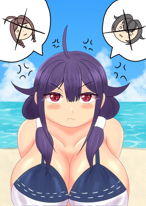#自分の好きなキャラ一人の画像を四枚貼る大鯨ちゃん…好き… 