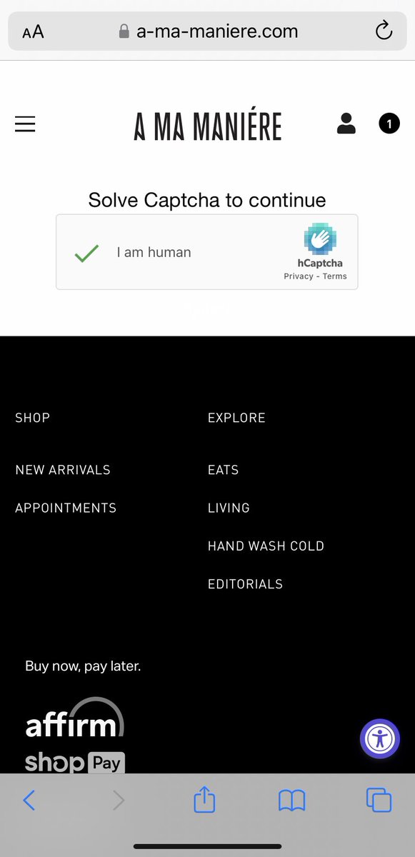 jpjones36's tweet photo. @maniere_usa 1 minute wait time then just stays on this screen https://t.co/X0fDRFf4OZ