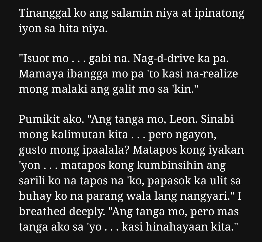 idrismatteoslvd's tweet photo. Sober Amari can't talk and ask questions like these and sound normal but drunk Amari can. You both have been through so much. I know Tita Leah is so proud with you two, and just wants you to be happy. You both deserve happiness my Amari and Leon!😭🫶 #MWCLAChapter34 @inksteadywp https://t.co/BMIGPXC5DS