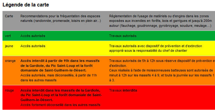 Prefet34's tweet photo. 🗺🔥 Carte du risque #FeuxDeForêt Samedi 2⃣7⃣août⤵️
🟠Risque élevé secteurs: Collines centre Hérault -Minervois/Saint-Chinianais -Plaine viticole Cœur Hérault &plaines littorales
🟡modéré reste département
Adoptez les bons comportements
⤵️ 🚭ne jetez pas vos 🚬 🔥 📞18 ou 112 https://t.co/BPbvn2Z4Os