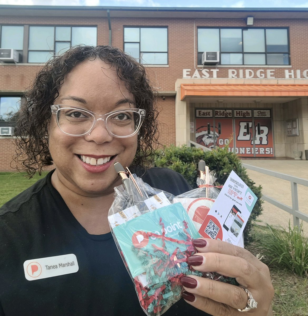 LiveOnPoint's tweet photo. We love connecting with our community and the amazing partners we have in each school! Be on the lookout for our staff, who may bring you some #OnPoint goodies!
#LiveOnPoint #DirectionForLife https://t.co/MFkwdJ5GB4