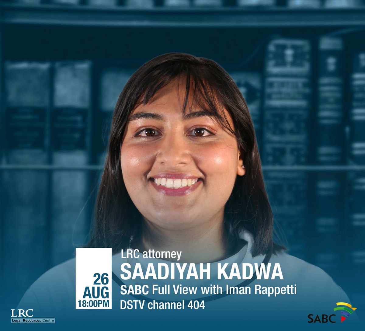 Tune in to @SABCFullView this evening where LRC attorney Saadiyah Kadwa will discuss the recent Supreme Court of Appeal dismissal of the Ingonyama Trust Board's application for leave to appeal, with @imanrappetti