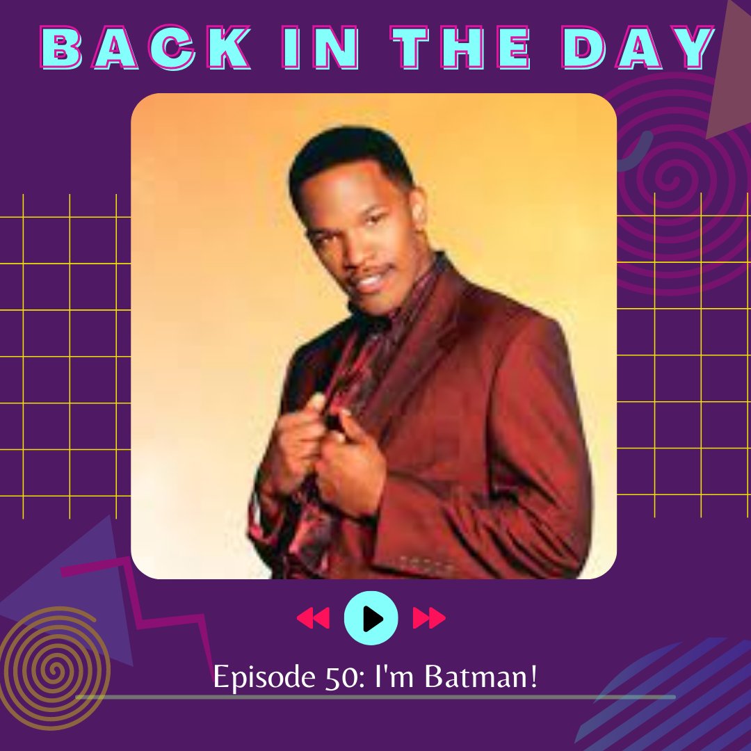 podbackintheday's tweet photo. Hey BITD Posse! This week we go back to the #JamieFoxxShow and with him to the ER when a chandelier falls on his head and he thinks he is Batman! #90s #90stv #90sblacksitcoms #90sblacktv #90spopculture #90slife #90sfun #90scomedy https://t.co/wOEViNLBtu